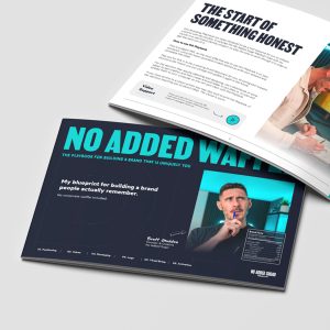 No Added Waffle Branding Playbook Front Cover